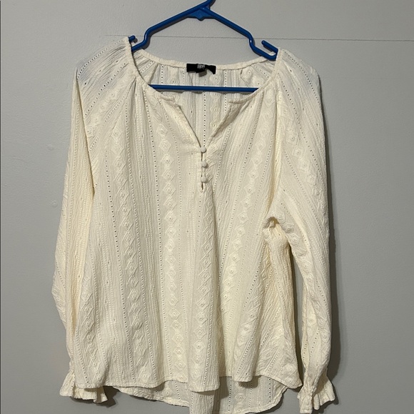 Frye Tops - Frye Cream Textured Women's Blouse. MED.